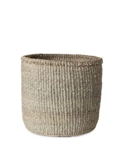 Natural Sisal Plant Flower Pot/Storage Basket Kenyan Africa handwoven Fair Trade - Picture 1 of 3