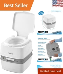 Thetford 365 Portable Toilet for RVs & Camping - Hygienic & Durable White Design - Picture 1 of 7