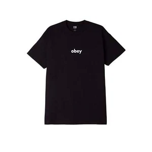 OBEY Lower Case 2 T-Shirt - Black - Picture 1 of 6