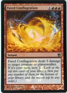 MTG Born of the Gods Fated Conflagration FOIL Box Topper Promo NM - Picture 1 of 1