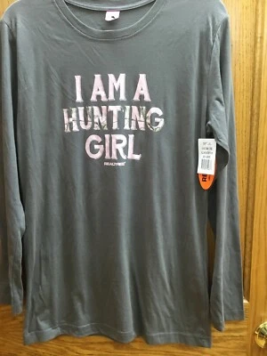 Juniors 2XL Realtree Long Sleeve Hunting Girl Top NWT  - Image 1 of 4