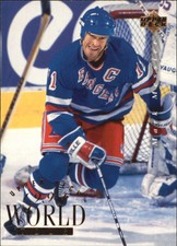 1994-95 Upper Deck Rangers Hockey Card #563 Mark Messier WT