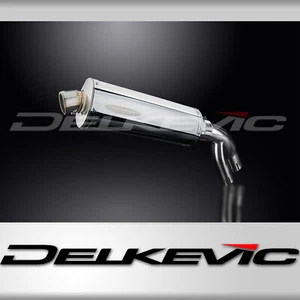 BMW S1000XR 2015-2019 Delkevic Slip On 14" Oval Stainless Exhaust Muffler Kit - Picture 1 of 5