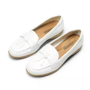 Women Round Toe Slip On Loafers Business Work Office Shoes Arch Support - Picture 1 of 18