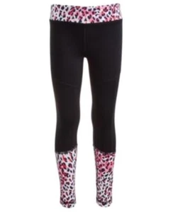Ideology Big Girls Colorblocked Animal-Print Leggings in Black Pink Size XXL NWT - Picture 1 of 1