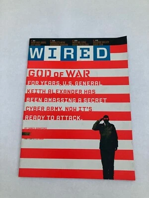 WIRED Mag July 2013 "God of War" Cyber Army Keith Alexander Tech Technology — 第 1/3 张图片