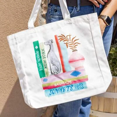 Bolso para libros de lona, estantería Foto 1 de 3