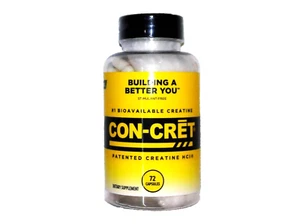 CON-CRET PATENTED CREATINE HCL 72 VEGETARIAN CAPSULES EXP. 12/2025+ - Picture 1 of 6