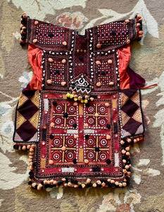 Vintage Indian/Pakistani dress front/apron.
