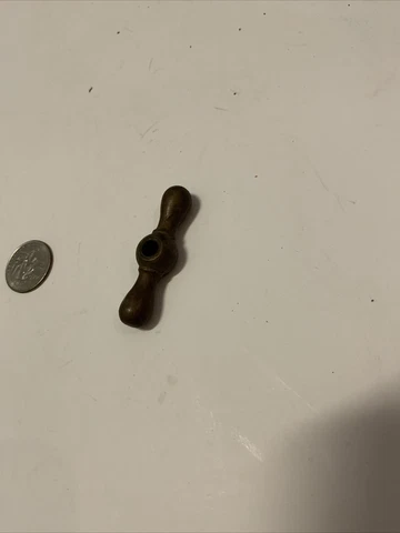 Vintage Antique Brass Bath Tap Faucet - PARTS Handle Used Cover
