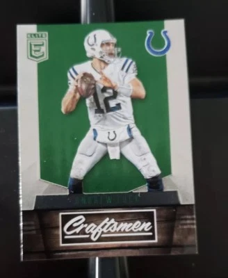 2016 Elite Master Craftsmen Green #MCAL Andrew Luck - Image 1 of 2