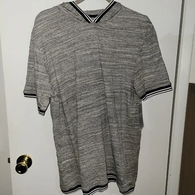 Company Eighty One Short Sleeve T Shirt Hoodie Size XL Mens Gray  - Image 1 of 4