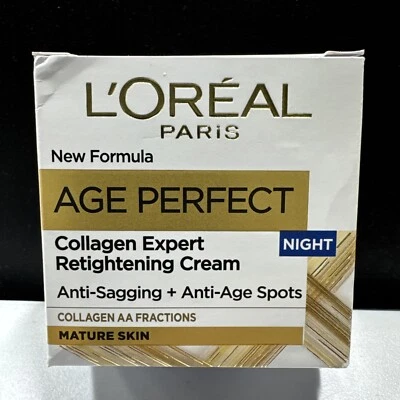 L'Oreal Paris Age Perfect Retightening Night Cream (50ml)Anti: Sagging+Age Spots - Image 1 of 4