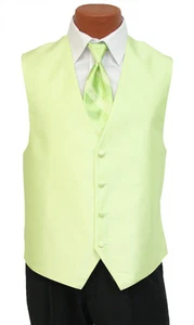 Small Mens Reflection Honey Dew #95 Wedding Prom Party Fullback Tuxedo Vest - Picture 1 of 1