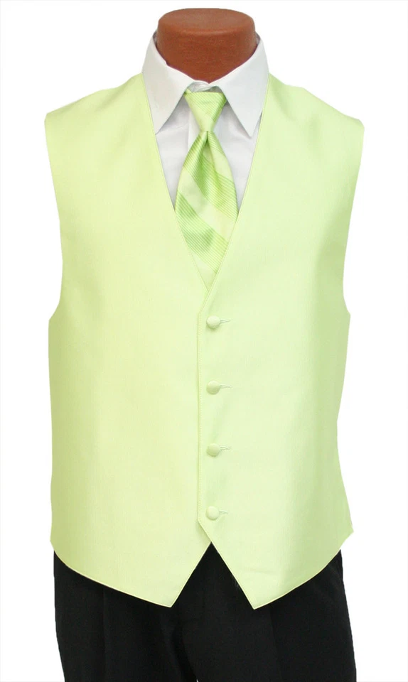Small Mens Reflection Honey Dew #95 Wedding Prom Party Fullback Tuxedo Vest - Image 1 of 1