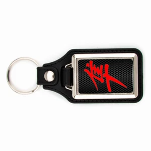 SUZUKI HAYABUSA 1300 KEYCHAIN WITH HONEYCOMB BACKGROUND GSXR KEY CHAIN RED KONJI - Bild 1 von 2