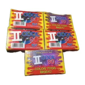 5 x Leerkassette COOL II COLOR YOUR MUSIC 90 Min Audio Tape versiegelt Neu Selten - Bild 1 von 2