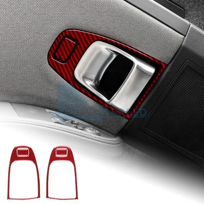 Interior Door Handle Frame Stickers Trim Red Carbon Fiber For BMW i3 2013-2022 - image 1 of 4