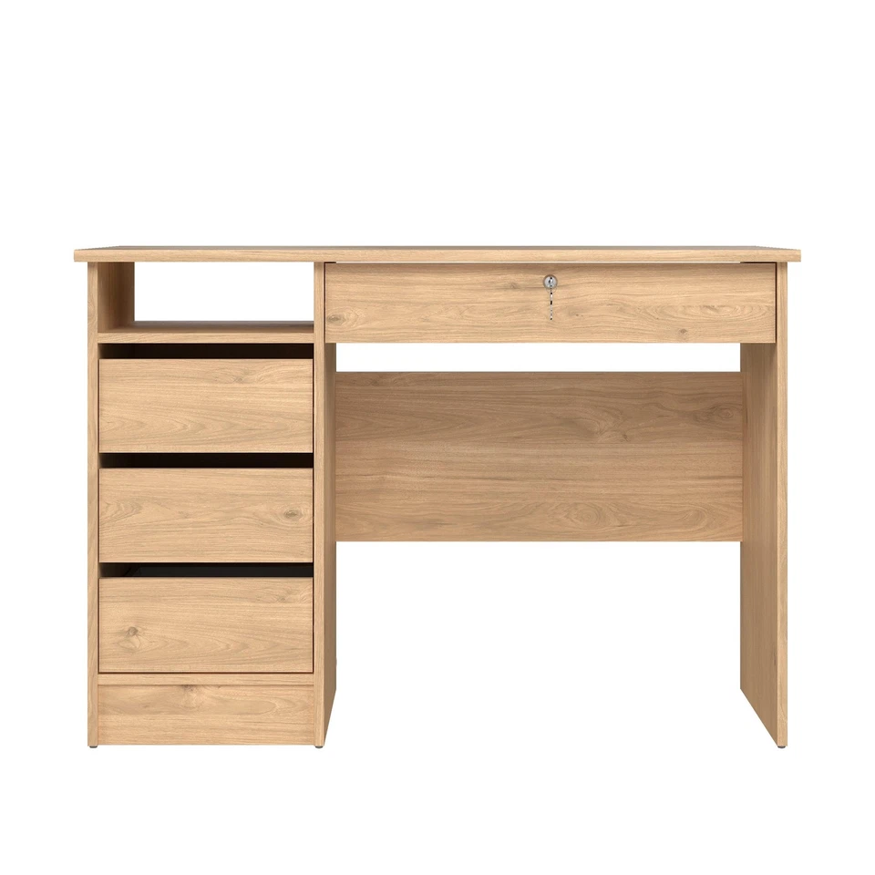 Escritorio de oficina en casa Wescot porche and den con 4 cajones y estante abierto Foto 1 de 4