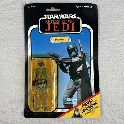 Vtg Star Wars ROTJ Boba Fett Action Figure 65C Card Back MOC Kenner 1983 Sealed - Image 1 of 4