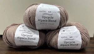 Knit Picks Upcycle Alpaca Blend Yarn Worsted Weight Color #29694 Linen -3 balls - Picture 1 of 4