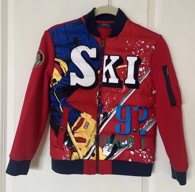 POLO Ralph Lauren Kids BOYS DOWNHILL SKIER 92 HYBRID PUFFER DOWN JACKET SM (8) - Image 1 of 4