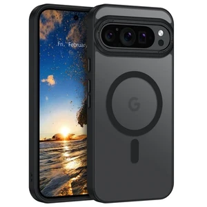 Für Google Pixel 9 Pro XL Frosted Case MagSafe Magnet Stoßfest Slim Cover - Bild 1 von 8