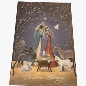 Christmas Card Mailing Service Christian Nativity Religious - Picture 1 of 8