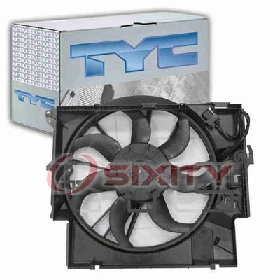 Conjunto de ventilador condensador y radiador doble TYC para BMW 335i xDrive 2009-2011 uo Foto 1 de 4