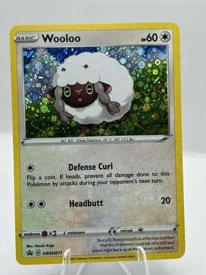 Wooloo SWSH011 SWSH Sword & Shield Promo Cards Holo TCG Pokemon Card - Image 1 of 3