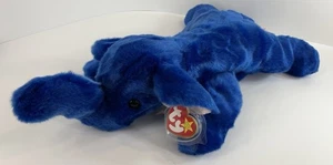 Ty Beanie Buddies Peanut The Elephant Plush MWMT - Picture 1 of 12