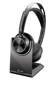 Auriculares Bluetooth Poly Voyager Focus 2 UC USB-A con soporte de carga y micrófono - Imagen 1 de 7