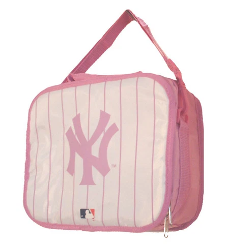 New York Yankees Lunchbox Baseball Official Travel Lunch Bag pink NY New Cover