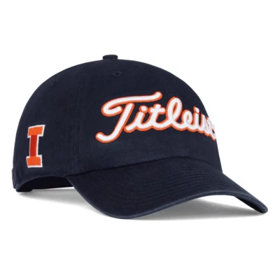 In Stock Titleist Golf Hat Garment Washed Illinois Cap FREE SHIPPING