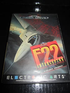 F22 INTERCEPTOR per SEGA GENESIS Mega Drive Megadrive Boxed - Imagen 1 de 3