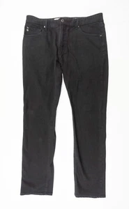 Adriano Goldschmied Jeans Mens 38x34 Black Denim Pants The Graduate Tailored Leg - Picture 1 of 16
