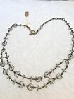 Retired Rare Sorrelli Iced Coffee Necklace, Unusual Small Detail, Filagree, Nwot