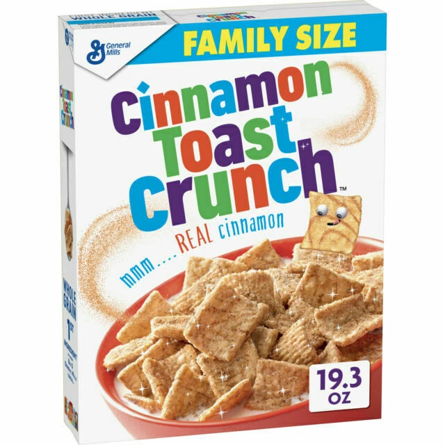 Cinnamon Toast Crunch Breakfast Cereal Family Size - 19.3 Oz