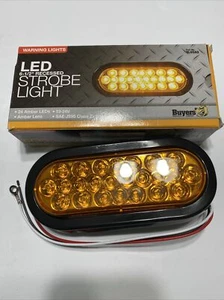 For Buyers 6-1/2" Recessed LED Strobe Light 24 amber LED SL65A0 - Picture 1 of 4