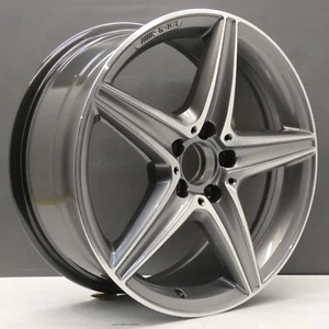 LLANTA DELANTERA MERCEDES BENZ CLASE E W213 18" CORTE DIAMANTE ALEACIÓN GRIS 8J ET43 X1 - Imagen 1 de 11