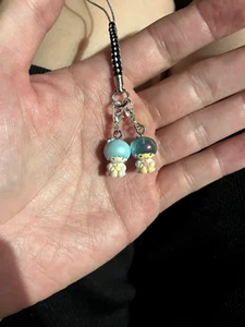 Sanrio Characters Little Twin Stars Kiki Micro Pearl Transparent Charms 2x - Bild 1 von 1