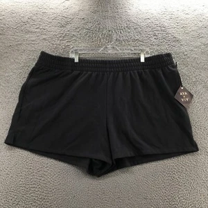 Ava & Viv Sweat Shorts Womens 3X (actual 47x4) Gray Cotton Blend High Rise NEW - Picture 1 of 19