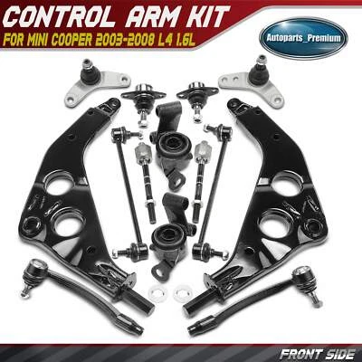 Barra estabilizadora de brazo de control delantero 14x extremo de barra de amarre para Mini Cooper 2003-2008 Foto 1 de 4