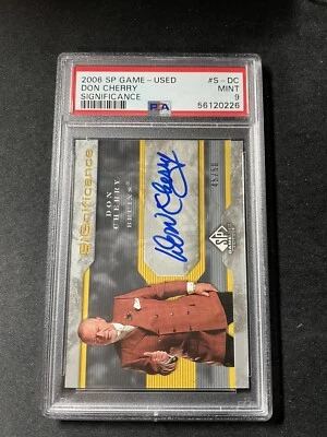 2006-07 SP Game Used Edition SIGnificance /50 Don Cherry #S-DC Auto PSA 9 - Image 1 of 2