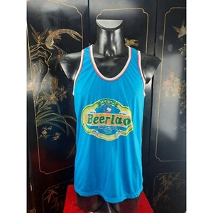 Mens XL Tank Top Beerlao Laotian Asian Beer Company Shirt - Picture 1 of 2