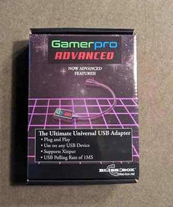 Bliss-Box:Gamer-Pro Advacned usb adapter for gc,snes,sega,n64,psx,ps2 adaptoid - Picture 1 of 10