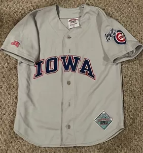 IOWA CUBS MAGLIA BAMBINO XS JERSEY EXPRESS abbigliamento autentico - Foto 1 di 7