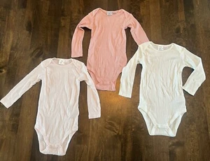Zara Baby Bodysuit Size 18-24 Months Lot Of 3 Long Sleeve One Piece Stretch NEW - Picture 1 of 3