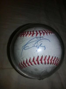 Javier Javy Lopez Atlanta Braves Worth League Baseball Signed Autograph NWOT - Picture 1 of 2