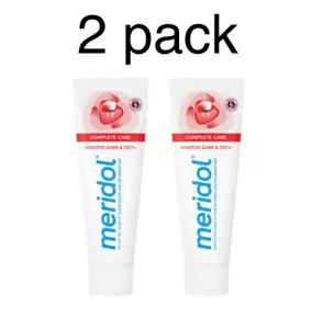 2x MERIDOL COMPLETE CARE Sensitive gums & teeth toothpaste (1450 ppm F), 75 ml - Picture 1 of 4